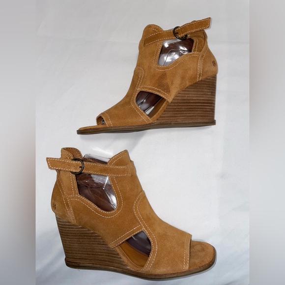 Sold NWT LUCKY BRAND LUKILI WEDGE SANDAL SIZE 9 - Picture 6 of 11